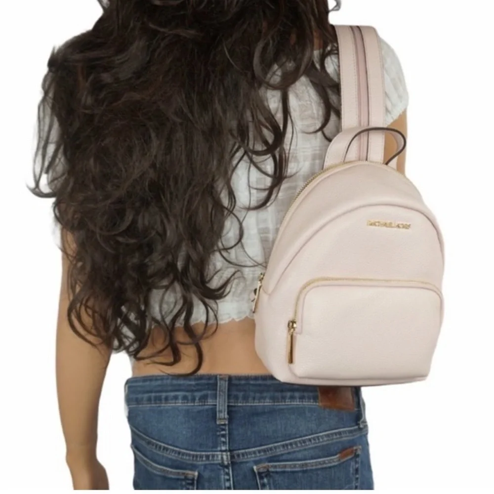 Michael Kors Erin Small Leather Backpack Pink